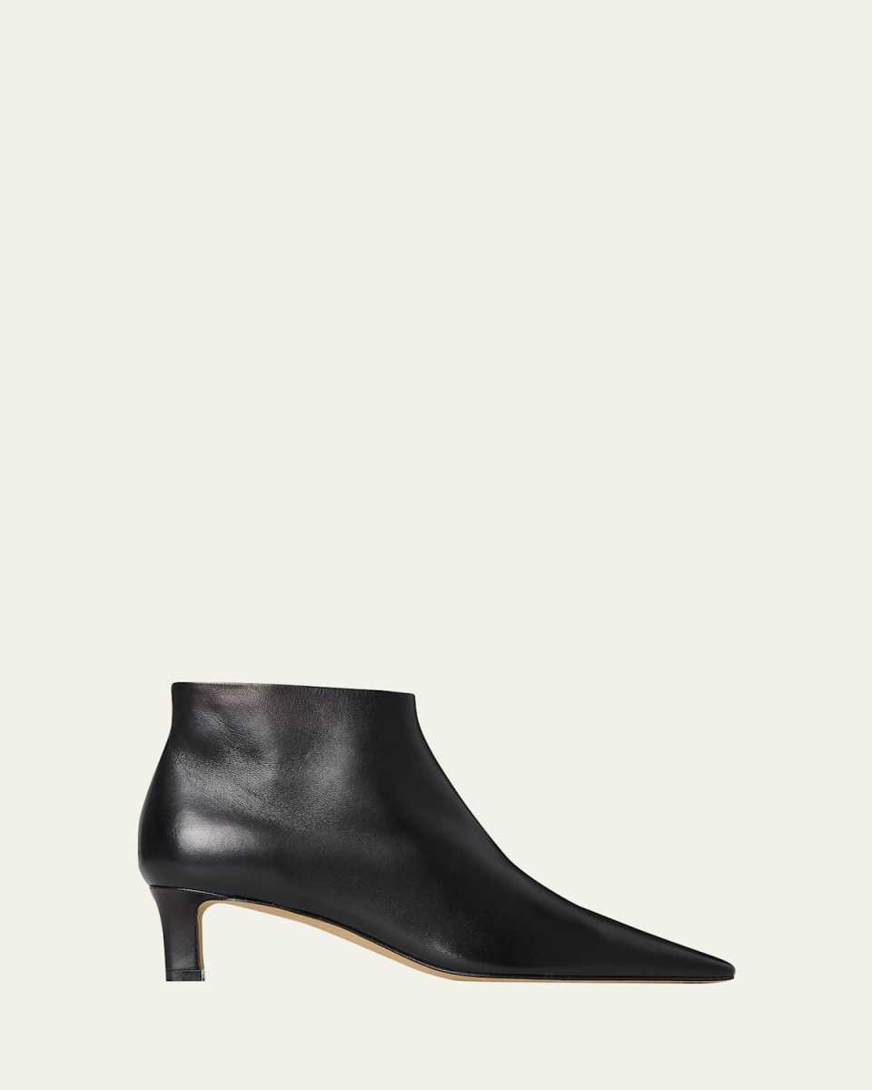Carla Nappa Leather Booties